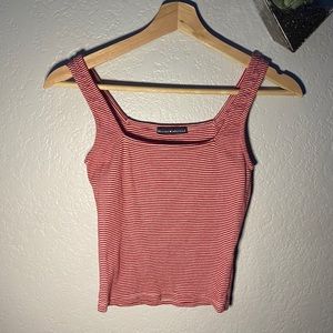 Brandy Melville red stripe top